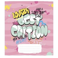Зошит загальний "Graffiti style" 048-3327K-2 в клітинку, 48 аркушів