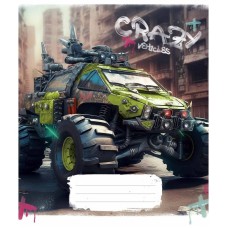 Тетрадь общая "Crazy" 048-3283K-1 в клетку, 48 листов