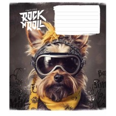 Тетрадь ученическая "Rock star" 012-3277K-4 в клетку, 12 листов