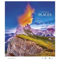 Зошит загальний "Unique places" 048-3377K-5 в клітку, 48 аркушів