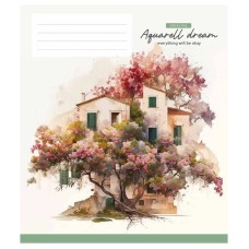 Зошит загальний «Aquarell dream» 036-3289L-3 у лінію, 36 аркушів
