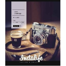 Тетрадь общая "Insta life" 096-3389K-1 в клетку, 96 листов