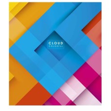 Тетрадь общая "Cloud colorful" 048-3161K-1 в клетку, 48 листов