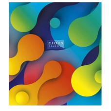 Тетрадь общая "Cloud colorful" 048-3161K-5 в клетку, 48 листов
