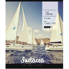 Тетрадь общая "Insta life" 096-3389K-2 в клетку, 96 листов