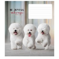 Зошит учнівський "Be joyful always" 012-3263L-4 у лінію, 12 аркушів