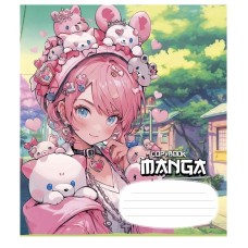Тетрадь ученическая "Manga style" 024-3323K-3 в клетку, 24 листов