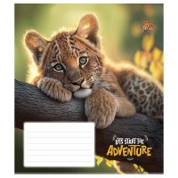 Зошит учнівський "Adventure" 018-3291K-1 в клітку, 18 аркушів