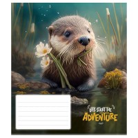 Зошит учнівський "Adventure" 018-3291K-3 в клітку, 18 аркушів
