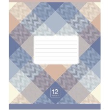 Тетрадь ученическая "Plaid pattern" 024-3345L-4 в линию, 24 листов