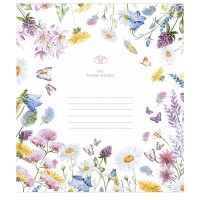 Тетрадь ученическая "Tender Garden" 024-3378K-1 в клетку, 24 листов