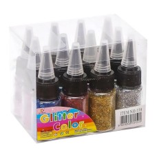 Блиск для творчості COLOR-IT 150SP в баночці 12 кольорів.