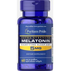 Melatonin Extra Strength 5mg - 60softgels