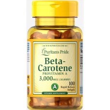 Beta-Carotene 10000 IU - 100 softgels