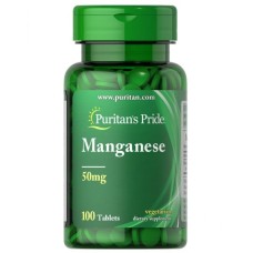 Manganese 50 mg - 100 tablets