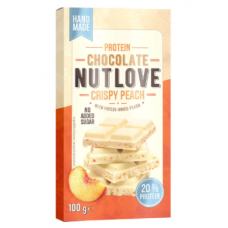 Nutlove Protein Chocolate - 100g Crispy Peach