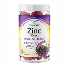 Zinc 30mg - 60 Gummies Elderberry