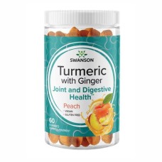 Turmeric with Ginger - 60 Gummies Peach