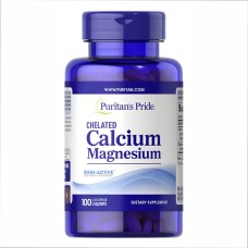 Calcium Magnesium Chelated - 100 caps