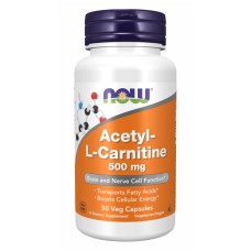 Acetyl L-Carnitine 500mg - 50 vcaps