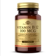 Vitamin B12 100 mcg - 100 tabs