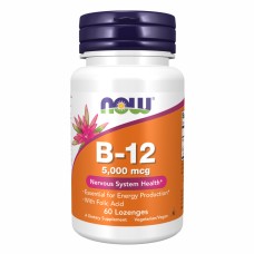 B-12 5000mcg + Folic - 60 lozenges