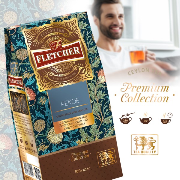 Чай чорний розсипний "Pekoe" FLETCHER 100 г