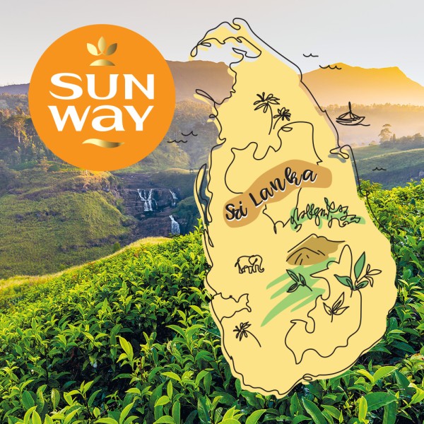 Чай зелений розсипний "Green Сeylon Tea" SUN WAY 100 г