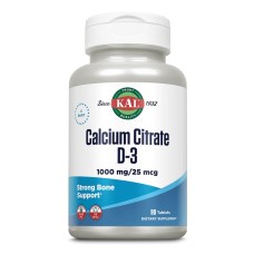 Calcium Citrate D3 1000mg - 90 tabs