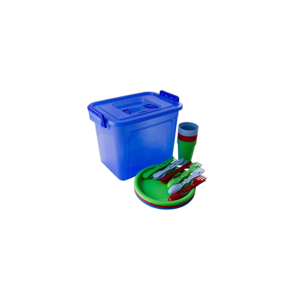Набір Пікнік ЛЮКС «Plastic's Craft» Рожевий