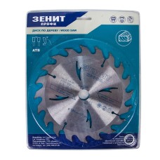 Диск пиляльний Зенит Профи по дереву 185x20/16, ATB 20