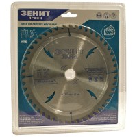 Диск пильный Зенит Профи по дереву 185x20/16, ATB 48
