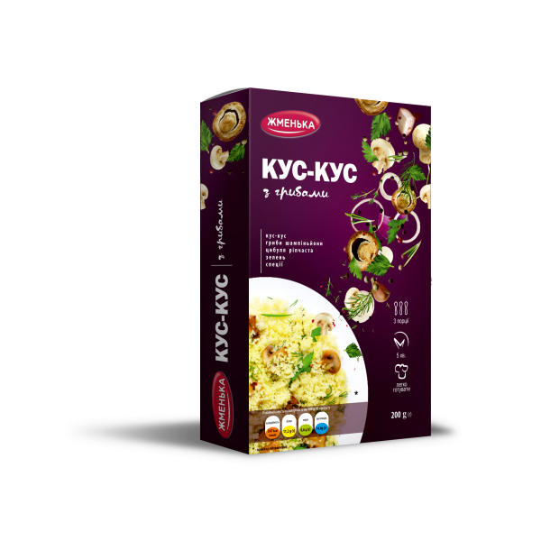 Кус-кус з грибами Жменька 200 г