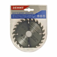 Диск пильний Зеніт по дереву 115x22.2, ATB 24