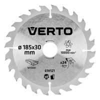 Диск відрізний 185 x 30 мм 24 зуба VERTO
