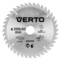 Диск отрезной 200 x 30 мм 40 зубьев VERTO