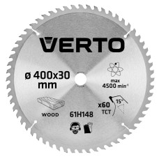 Диск отрезной 400 x 30 мм 60 зубьев VERTO