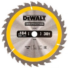 Пильний диск DeWALT DT1940, 184х16 мм