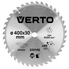 Диск отрезной 400 x 30 мм 40 зубьев VERTO