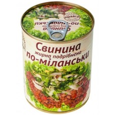 Свинина жирна подрібнена по-міланськи L'appetit 340 г