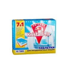 Таблетки для посудомийної машини Kristall-fix Ультра 40 шт х 20 г