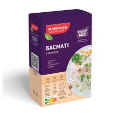 Басматі з овочами Жменька в пакетиках для варіння 2шт * 100 г