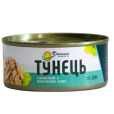 Тунец салатный в собственном соке Домашние продукты 150 г