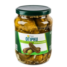Огурцы маринованные Домашние продукты 680 г