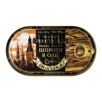 Шпроты в масле Рижское золото 190 г