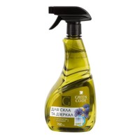 Засіб для миття скла з ароматом волошки Green Code 750 мл