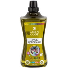Рідкий засіб Green Code для прання кольорової білизни 1500 мл