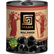 Маслины без косточки Ellada Mamoth 850 мл