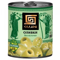 Оливки без косточки Ellada Colossal 850 мл