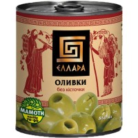 Оливки зелені без кісточки Ellada Mamoth 850 мл